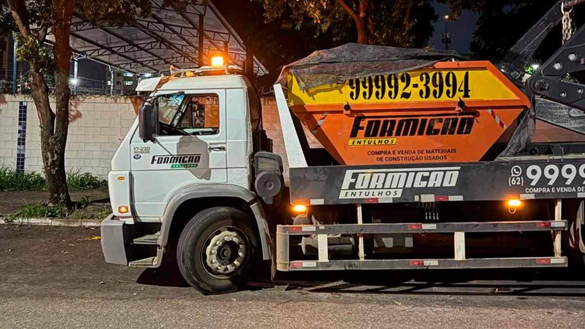 Disk aluguel de caçamba de entulho com entrega rápida e segura